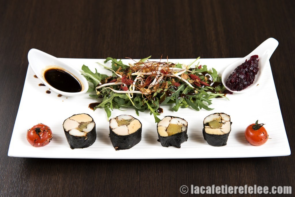 makis aux foie gras