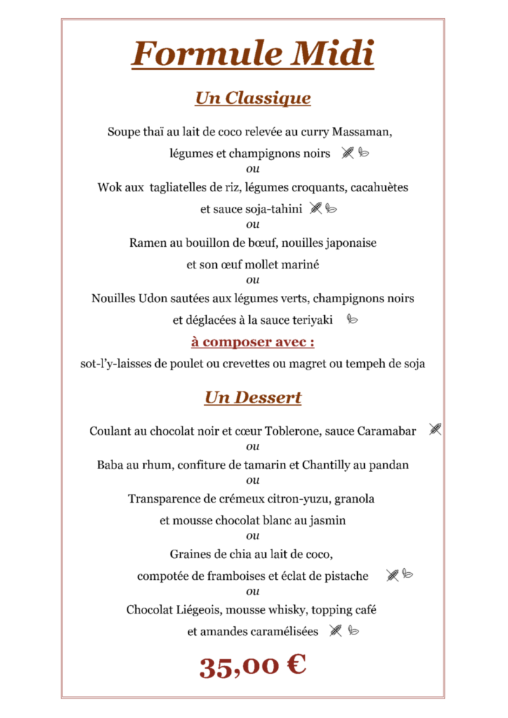 Les grande salades et entrées