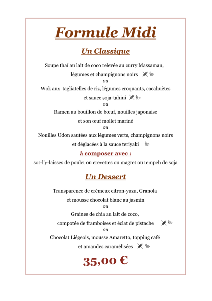 Les grande salades et entrées