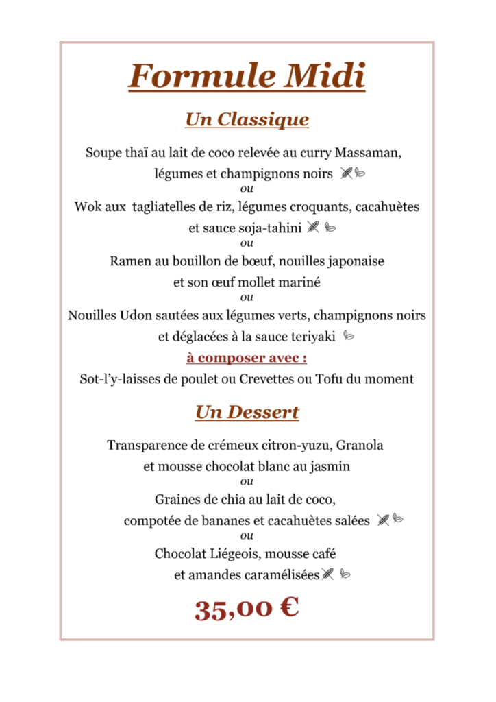 Les grande salades et entrées