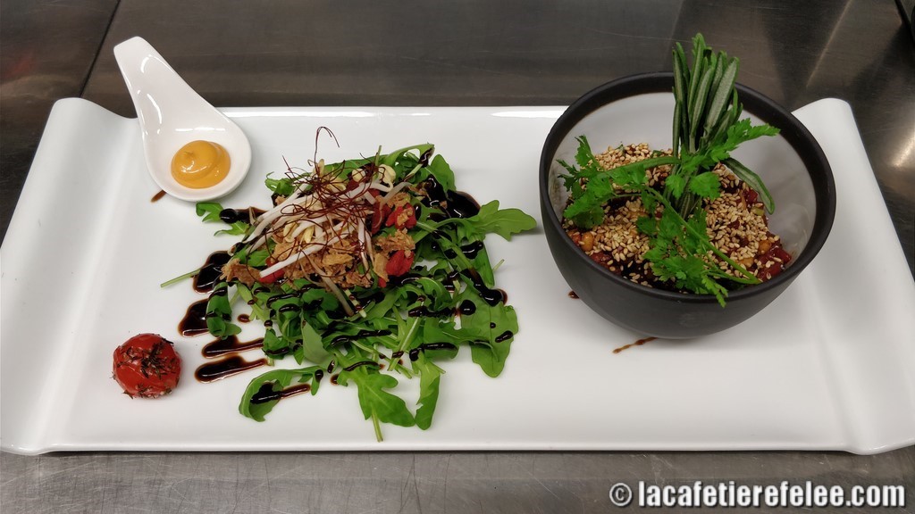 tartare de boeuf à la thaï