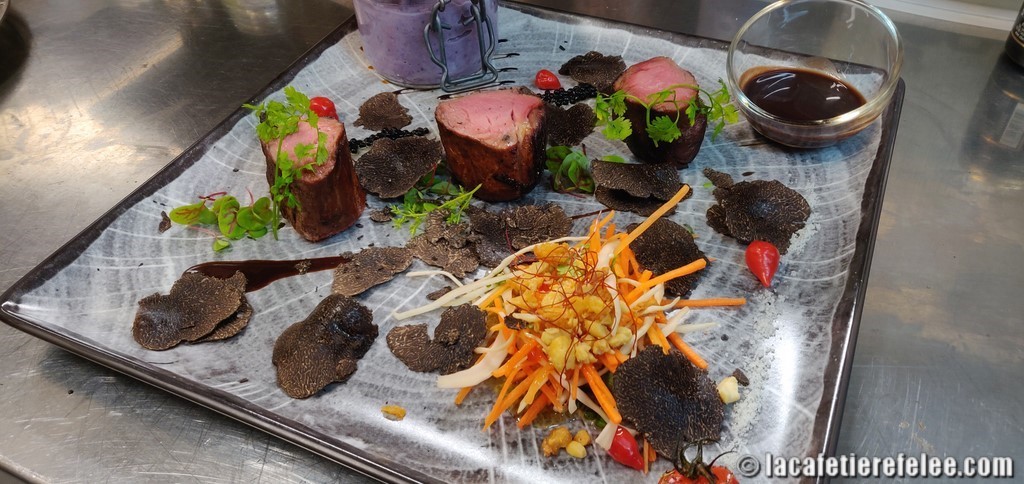 solomillo de porc ibérique char siu cuit à basse température