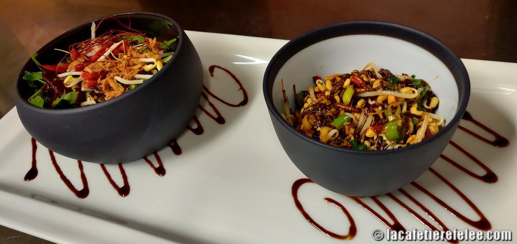 fricassée d'insectes à la thaï