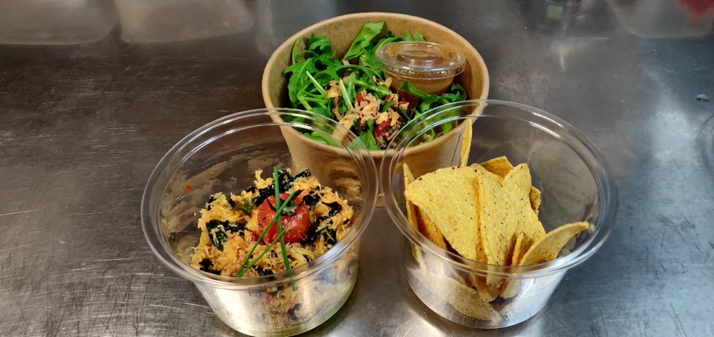 Verrine de crabe à emporter