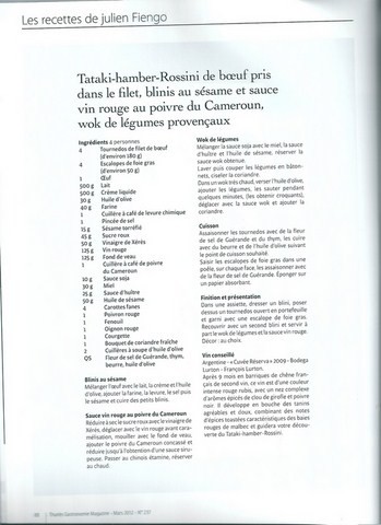 Thuriesmagazine mars 2012