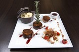 Magret au foie gras