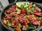 wok à la thaï / filet de boeuf sauce hoisin