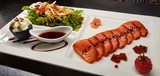 Sashimis de saumon gravelax au whisky japonais